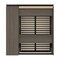Bestar Orion Full Murphy Bed with Narrow Shelving Unit (79W), Bark Gray & Graphite 116890-000047 - alternate 5